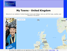 Tablet Screenshot of my-towns.co.uk